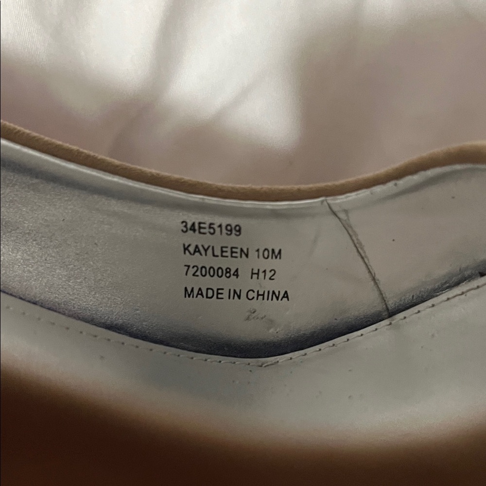 Calvin Klein Brown and Blue Heels Kayleen 10M - Picture 3 of 6
